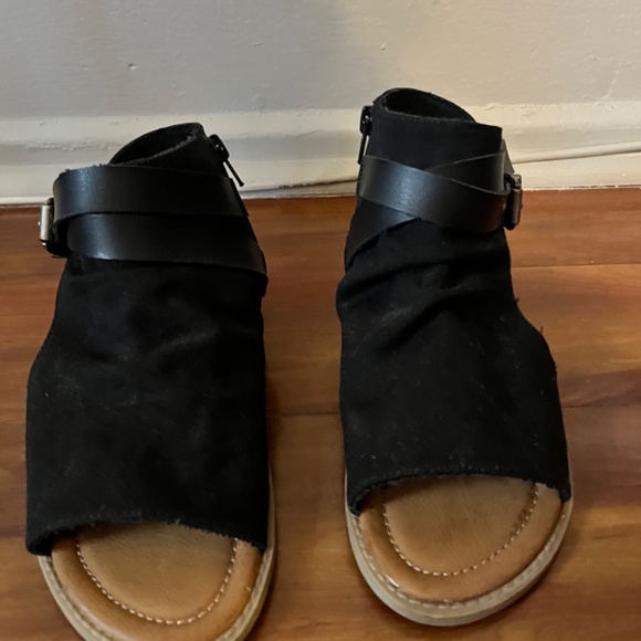 Blowfish Malibu Women's Balla Core Wedge Sandal-Black, Size 8 - Picture 2 of 8